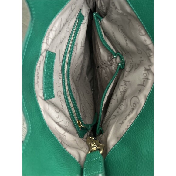 Foley + Corinna Flowerbed Creek FC Green Floral Vegan Leather Tote Bag Purse NWT - Picture 10 of 10